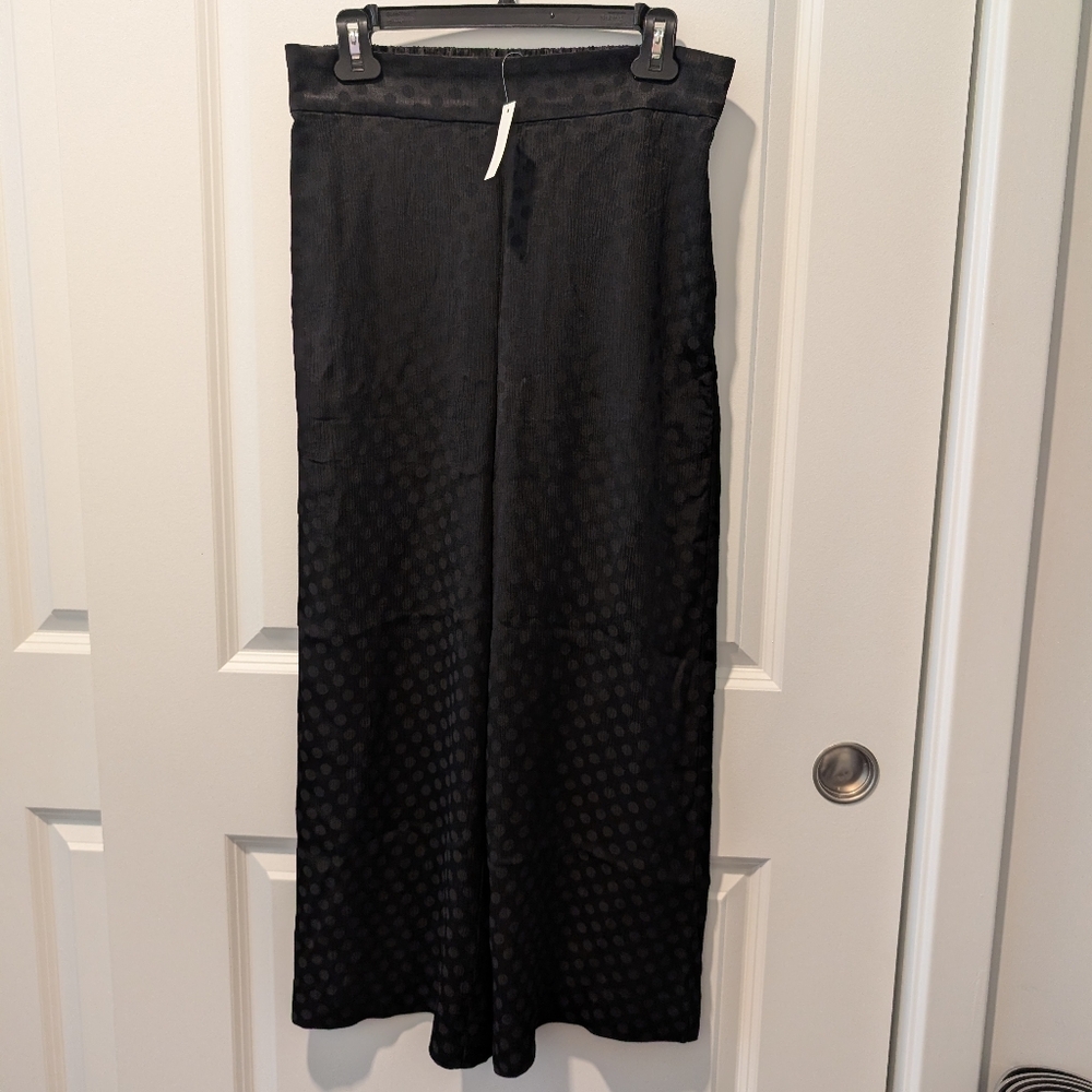 NWT Madewell Cropped Wide-Leg Pull-on Pants, Size M